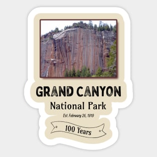 Grand Canyon National Park 100 Year Anniversary Sticker